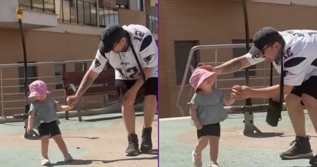 Playground Ride Leaves Youngster a Little Dizzy
