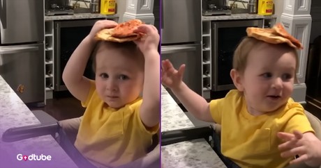 Child’s Unusual Choice in Headwear Will Have You Rolling With Laughter