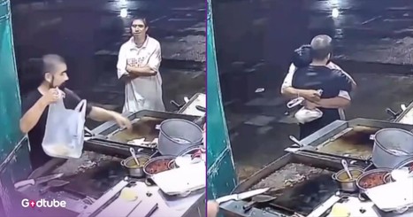 This Unexpected Interaction Between Cook and Customer Will Melt Your Heart