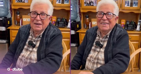 Elderly Man’s Unexpected Brushing Routine Has Everyone Cracking Up