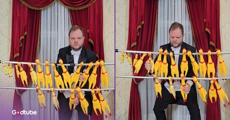 Iconic Song, Ridiculous Instruments — ‘The Sound of Silence’ Played on Rubber Chickens