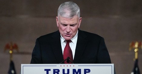Franklin Graham Says He Misspoke about Urging Trump Reelection