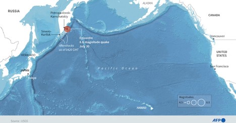Massive Earthquake Triggers Tsunami in Russia and Japan