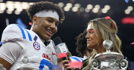 Ole Miss QB Trinidad Chambliss Praises Jesus after Upset of Georgia: ‘He’s Been with Me’
