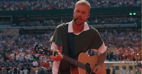 Justin Bieber Performs Faith-Filled Song 'Everything Hallelujah' at World Cup Final
