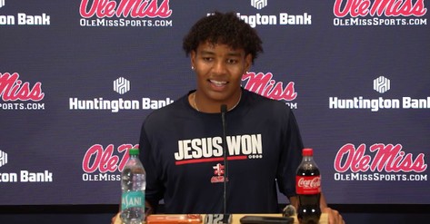 Ole Miss’ Trinidad Chambliss Declares ‘Jesus Won,’ Apologizes for Profanity after Big Win