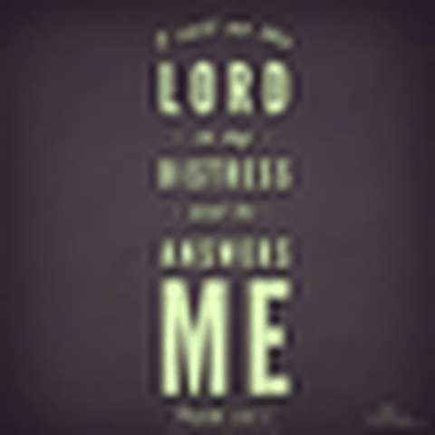 I Call on the Lord
