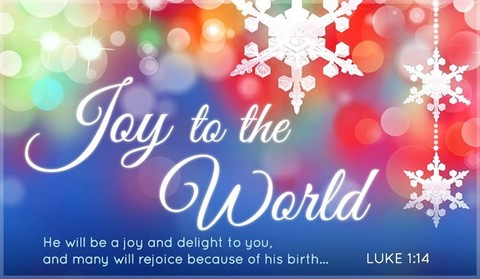 Joy to the World!