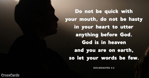 Ecclesiastes 5:2
