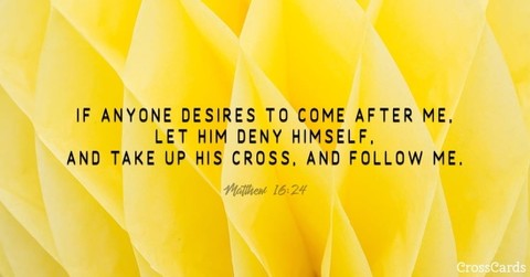 Matthew 16:24