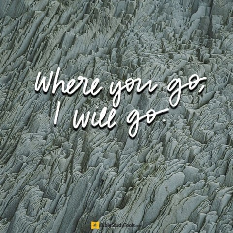 Your Daily Verse - Ruth 1:16