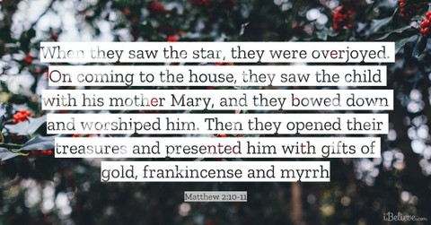 Your Daily Verse - Matthew 2:10-11