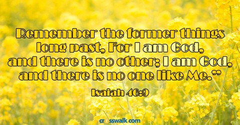 Why We Must Remember the Past - Crosswalk Couples Devotional - May 9