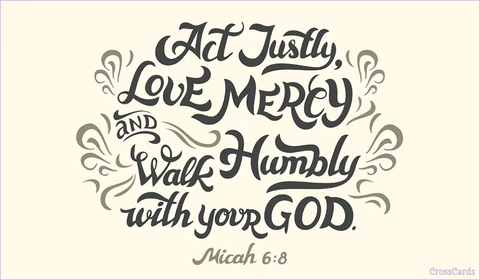 Your Daily Verse - Micah 6:8