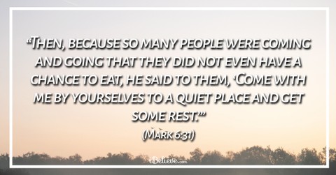 An Unexpected Quiet Place - iBelieve Truth: A Devotional for Women - January 17