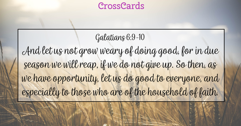 Galatians 6:9-10