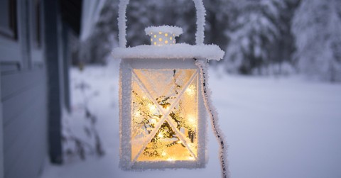 4 Encouraging Winter Verses Poster