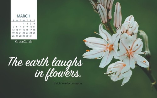 March 2017 - Earth Laughs in Flowers