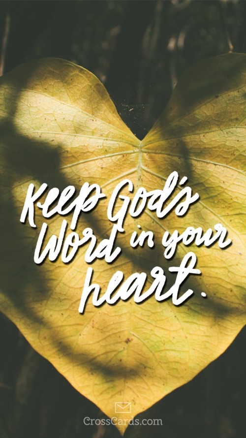 Keep God's Word in Your Heart