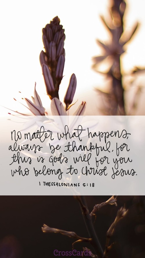 Always be Thankful