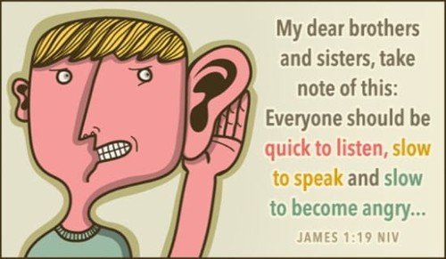 James 1:19 NIV