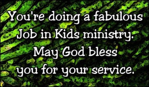 Fabulous Job In Kid's Ministry