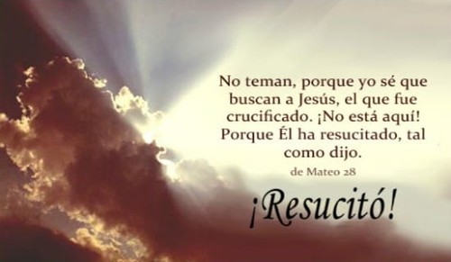 ¡Resucitó!