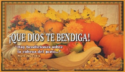 ¡Que Dios te bendiga!