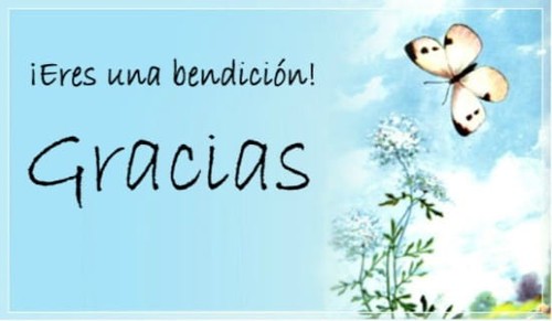 ¡Eres una bendición!