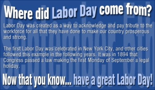 History Of Labor Day