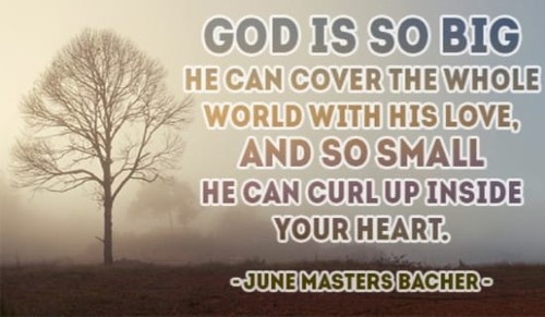 God covers the WHOLE WORLD with His Love