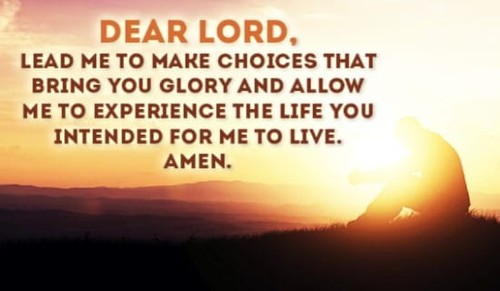 Lead me GOD!