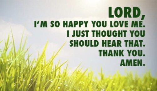 Lord, THANK YOU!