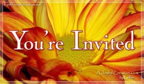 You're Invited!