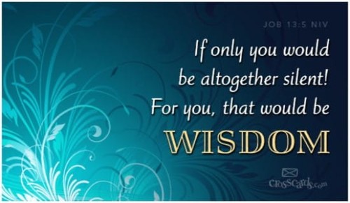 Job 13:5