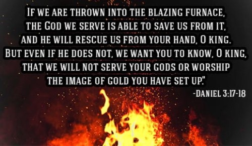 The God we serve is able to SAVE