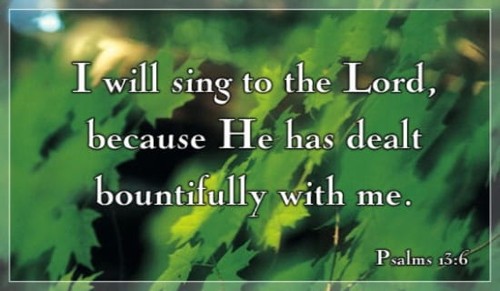 Sing To The Lord