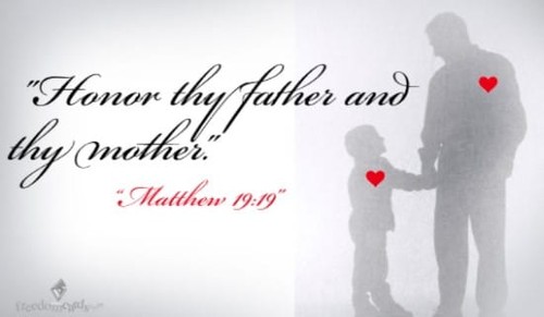 Honor Thy Father and Thy Mother