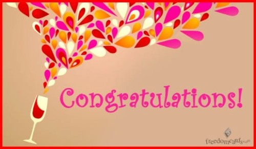 Congratulations!