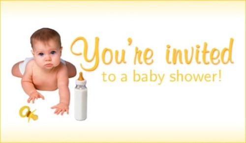 You're Invited To A Baby Shower