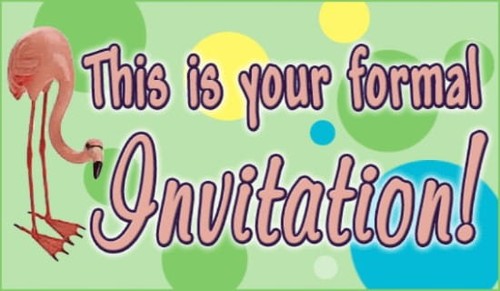 Formal Invitation