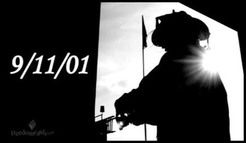 Firefighter's Silhouette