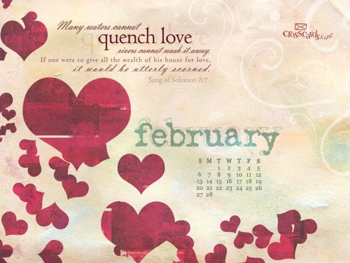 February 2011 - Song of Solomon 8:7