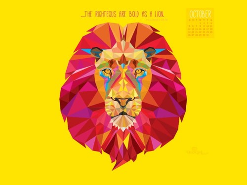 October 2014 - Bold As A Lion