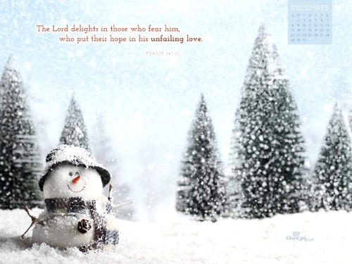 December 2013 - Psalm 147:11