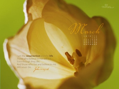 March 2012 - John 11:25-26