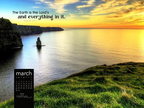March 2014 - Psalm 24:1