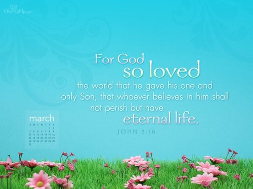March 2013 - John 3:16