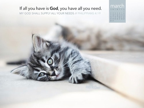 March 2014 - God Supply Needs