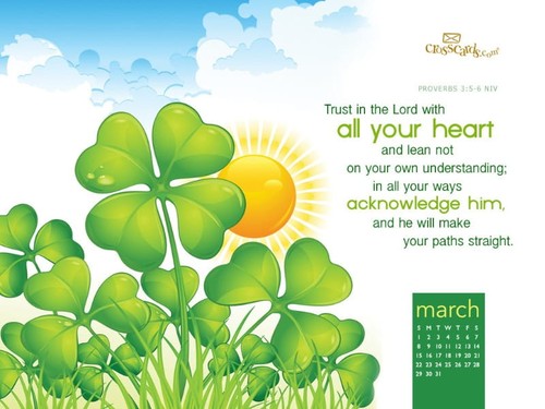 March 2015 - Proverbs 3:5-6
